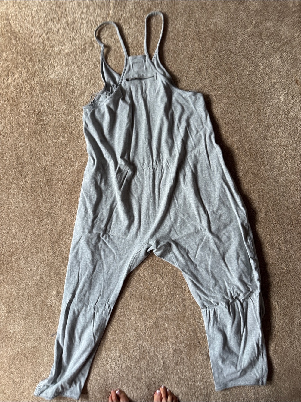 FP Movement by Free People Heather Gray Slouchy Jumpsuit - Picture 6 of 6
